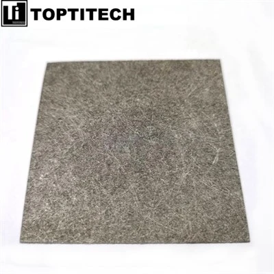 Feltro in fibra porosa di titanio per PEM FuelCell