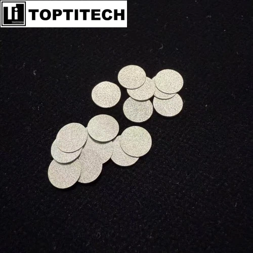 Feltro in Fibra Di Titanio GR1 Da 0,4 mm Per La Filtrazione Della Salamoia suppliers