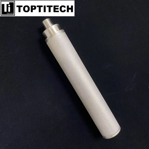 Filtro Poroso Sinterizzato in Polvere Di Nichel Puro Con Attacco 1/2'' NPT suppliers