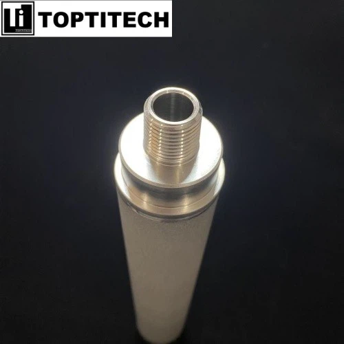 Filtro Poroso Sinterizzato in Polvere Di Nichel Puro Con Attacco 1/2'' NPT factory