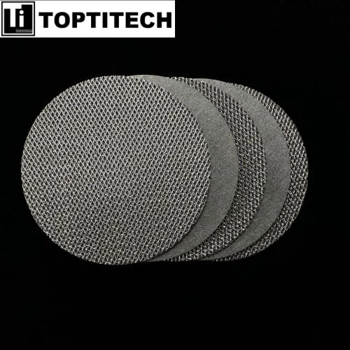 Piastra Composita in Maglia-Feltro Di Titanio TOPTITECH Per Celle A Combustibile