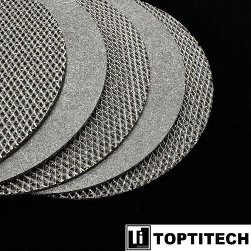 Piastra Composita in Maglia-Feltro Di Titanio TOPTITECH Per Celle A Combustibile factory