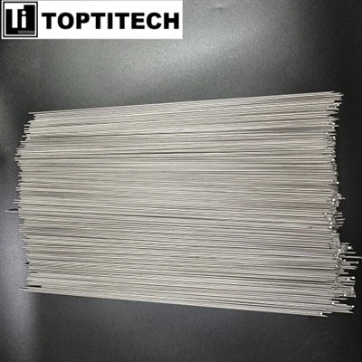 Elettrodo a filo di titanio con rivestimento in Pt da 0,5 micron con lunghezza 1000 mm
